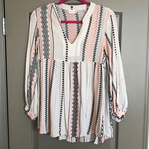 2/$15 SALE Altar’d State Flowy Boho Tunic Top